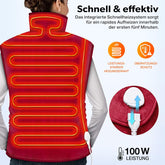 Sinnlein® Verwarmde bodywarmer - Verwarmd vest - Rood